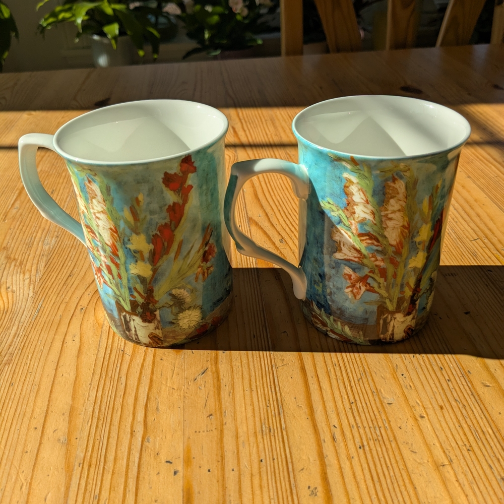 Stechcol - Gracie Bone China Floral Impressionistic Mugs (Qty 2) - Picture 2 of 5